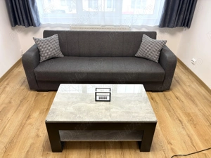 Canapea extensibila 220x78x80 cm, Gri Inchis