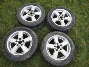 jante 15 cu cauciucuri de iarna  - imagine 3