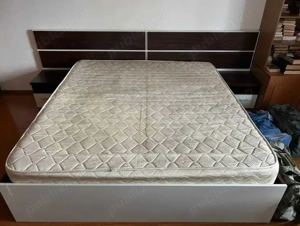 Vand pat dublu cu noptiere si somiera