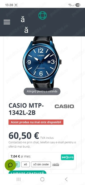 Ceas bărbați Casio - imagine 2