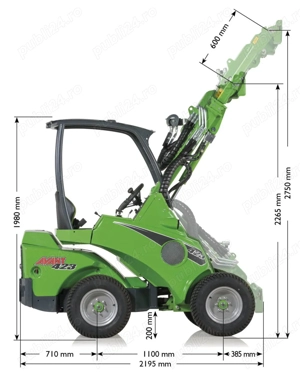 Motostivuitor AVANT 423   2020   CA NOU   doar 3 ore de funcționare! - imagine 5