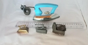 Lot Fier călcat pt.călătorie, fier cu horn ascuțitoare si 2 miniaturi - imagine 3