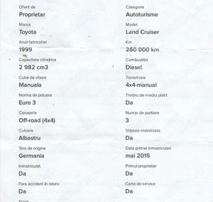 Vand toyota land cruiser - imagine 6