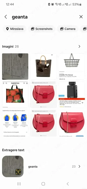 Geanta furla noua roșie 