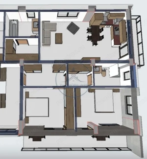 🔑 Apartament 3 camere / 2 bai / etaj 2 / parcare + boxa / ZONA CETATII  - imagine 8