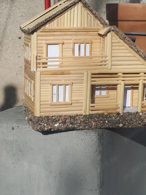 căsuță din trestie rustic 