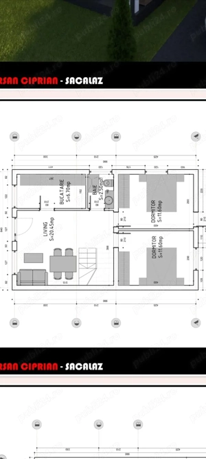 vind teren 735 mp cu 80.000 euro