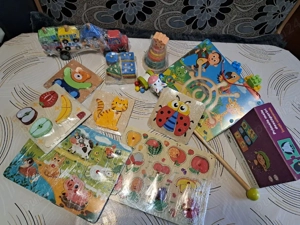 vand lot jucarii din lemn