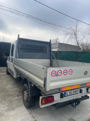 Fiat Ducato Doka, 7 locuri, Cabina dubla, platforma - bena - imagine 4