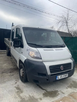 Fiat Ducato Doka, 7 locuri, Cabina dubla, platforma - bena - imagine 2