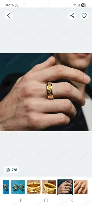 Verighete Inox Cuplu  - imagine 5