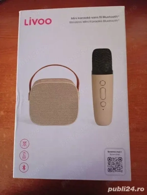  vand urgent Boxă portabilă cu microfon Karaoke LIVOO este noua 