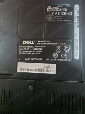 Dezmembrez laptop Dell pp28l - imagine 3