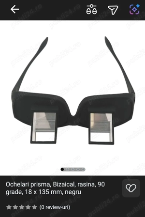 Ochelari de citit din pat   Lazy Glasses cu prismă 90  (super utili)