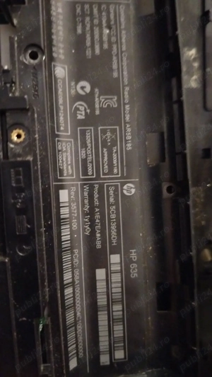 Dezmembrez HP 635 - imagine 2