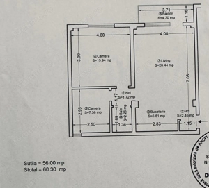 AV674 Apartament 2 camere, Giroc-Hotel IQ, etaj 2 - imagine 12