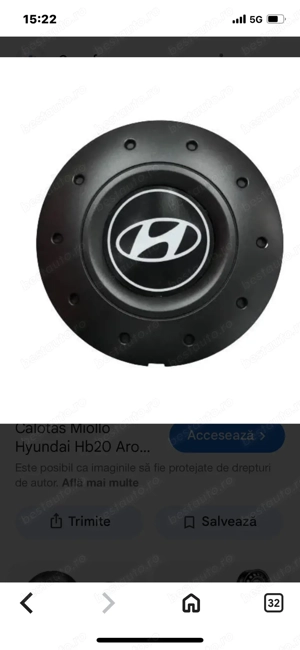 Capace roți Hyndai coupe  - imagine 2