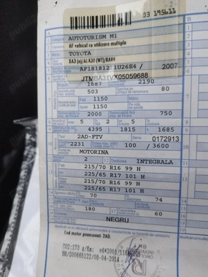 Vand Toyota RAV 4  off-road - imagine 6