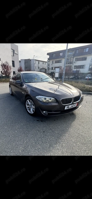 Vand Seria 5, F10, 11.2012, euro 5*Cutie Automata*Scaune piele electrice*vopsea originala*211.000km - imagine 3