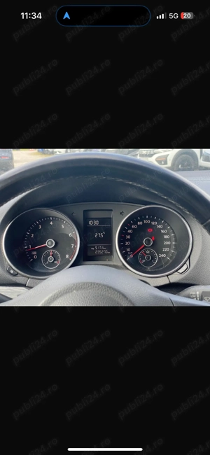 Vand Golf 6, 1.2 benzină 122 cai, 6 trepte*distribuție lant*Clima*Incalzire scaune*Carlig remorcare* - imagine 7