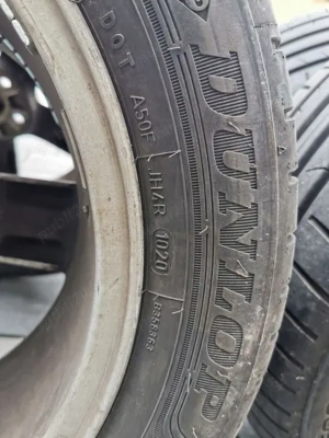 Roti aliaj 16" 5x112 cu anvelope de vară DUNLOP 205/55 /16  - imagine 6