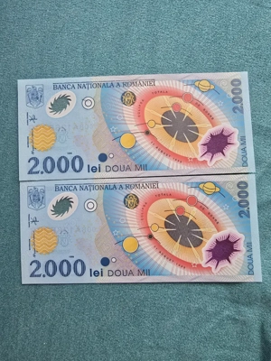 2 bacnote noi necirculate