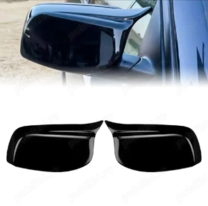 Capace de Oglindă GEARMONSTER pentru BMW Seria 5 E60 E61 Seria 6 E63 E64 – Negru Lucios - imagine 4