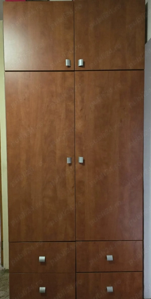Dulap 2 usi foarte incapator, culoare cires, pal