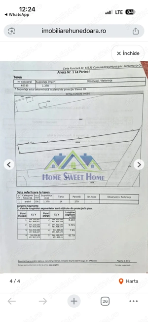 vand teren intravilan in subcetate comuna santamarie orlea  - imagine 5