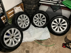 Vând jante BMW cu anvelope Michelin 225 55 17 - imagine 2