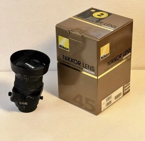 Obiectiv Nikon Tilt-and-shift PC-E Micro Nikkor 45mm F2.8D ED