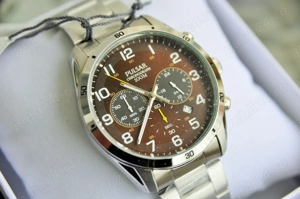 Pulsar by Seiko,Cronograf,10atm,NOU - imagine 2