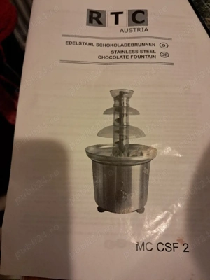 Vand fantana ciocolata doar in Arad predau !