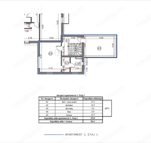 Penthouse cu scară interioară | 3 terase | Zonă semicentrală, curte liniștită