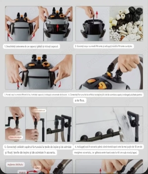 Filtru extern pentru acvariu cu lampă UV incorporata - imagine 5