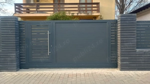 Executam porti autoportante, culisante, batante,balustrade si panouri de gard din aluminiu 