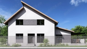 Casa P+1+M 110 mp utili + curte 550 mp BRANESTI - imagine 3