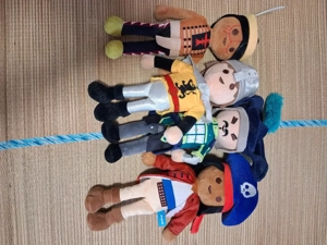 Jucarie din plus Samurai, Playmobil, 32 cm 4 buc 70lei