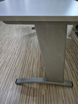 BIROU Office Acasa PAL 3 CM cu picioare metalice 