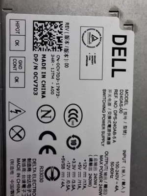 Sursa Dell OptiPlex 39  SFF D240AS-00 240w - imagine 2