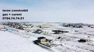 Teren cu gaz si curent | comuna Berceni