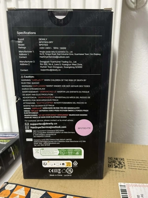 Uscător de păr DEWILY  Profesional  - imagine 2