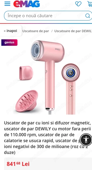 Uscător de păr DEWILY  Profesional  - imagine 4