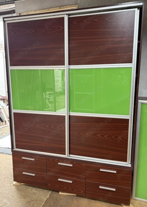 Dulap cu usi glisante sertare si rafturi; Sifonier cu bara; Dressing