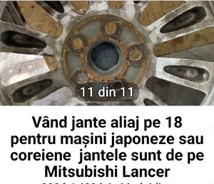 jante aliaj + anvelope pe 18  - imagine 3