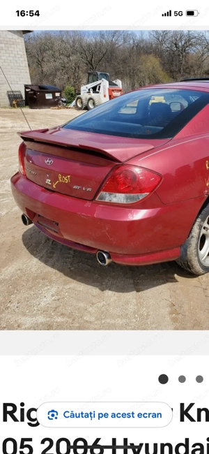 Eleronu Tiburon roșu hyundai coupe an 2006 - imagine 2