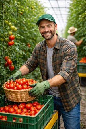 Angajăm la sere de rosii cuplu