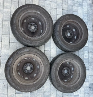 Set jante VW POLO cu cauciucuri DUNLOP 165/70/14!  - imagine 2