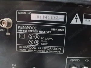 Amplificator Audio Kenwood KR A 4020 Amplituner Audio Statie - imagine 5