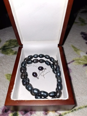 Colier si cercei din margele